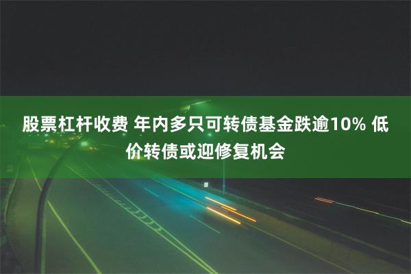 股票杠杆收费 年内多只可转债基金跌逾10% 低价转债或迎修复机会